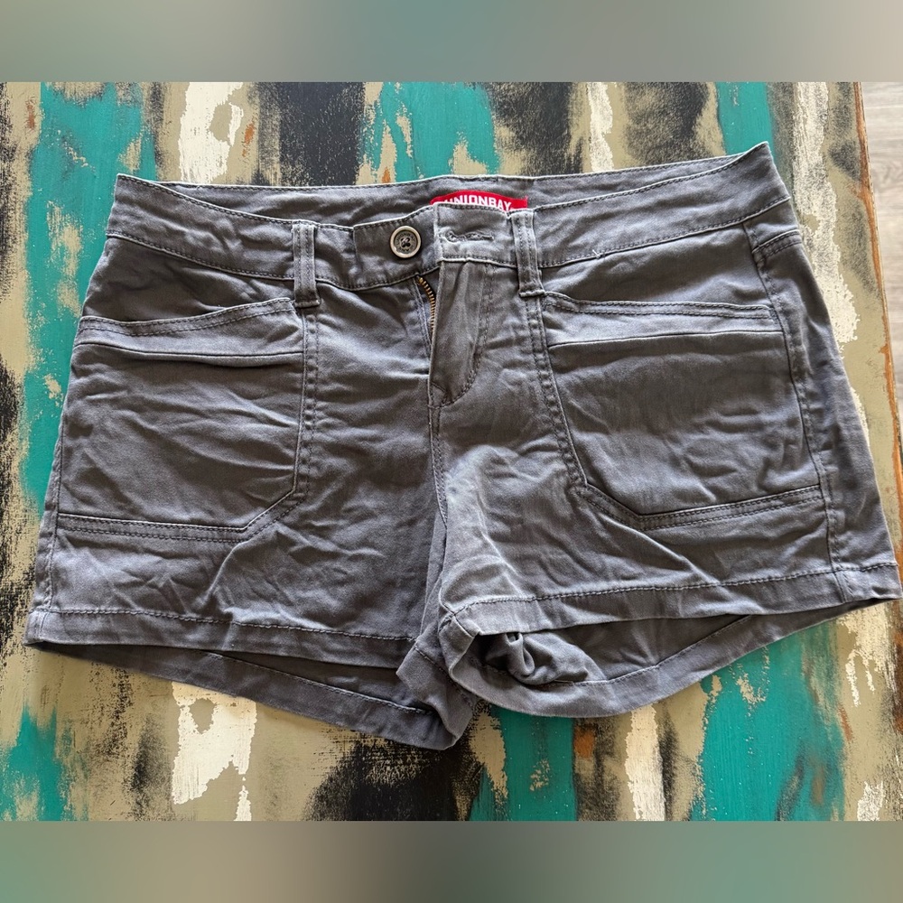 UNIONBAY Charcoal Women's Shorts
